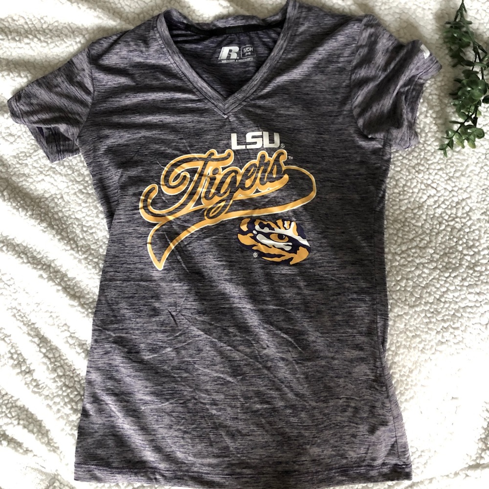 LSU Dri-fit top